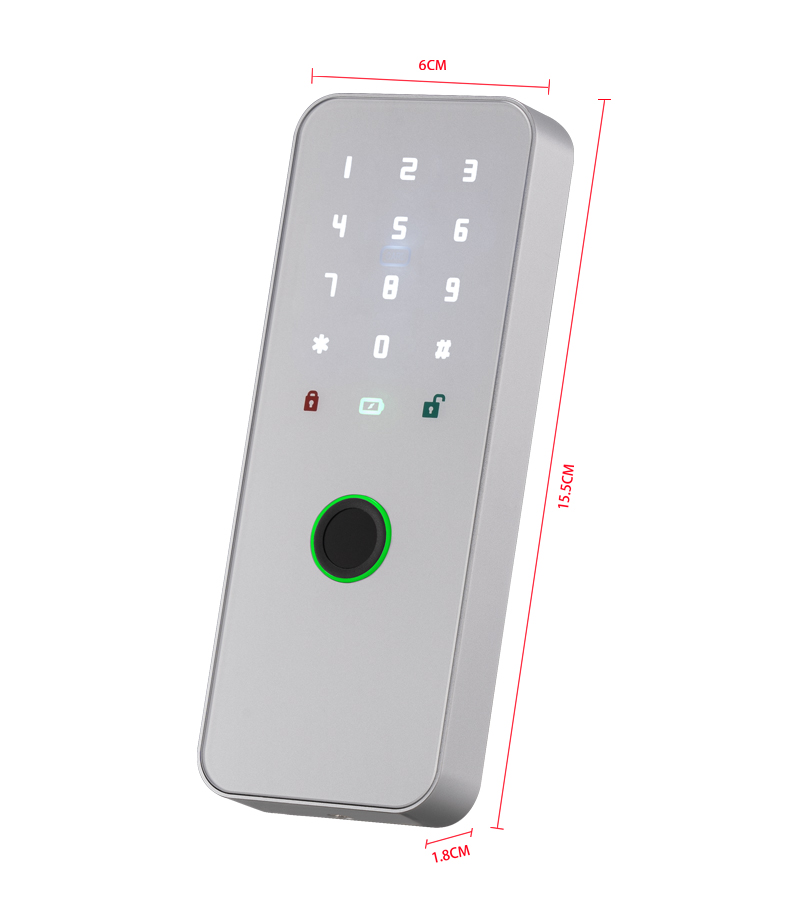 Parâmetros dimensionais da chave da fechadura