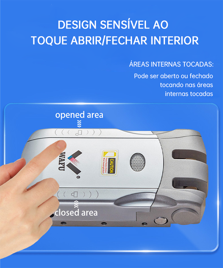 Diagrama do design do interruptor tátil interior da fechadura
