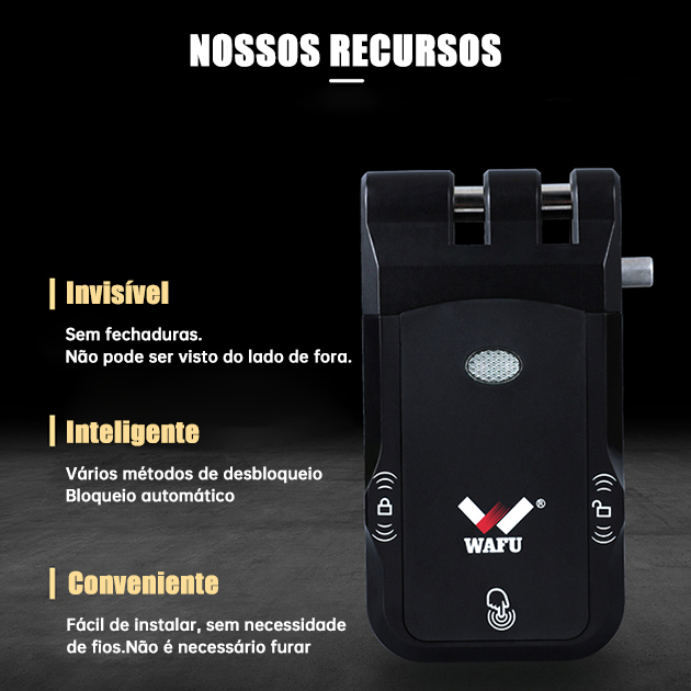 WF-026 três características inteligentes ocultas: sem furo / automático / sem perfuração