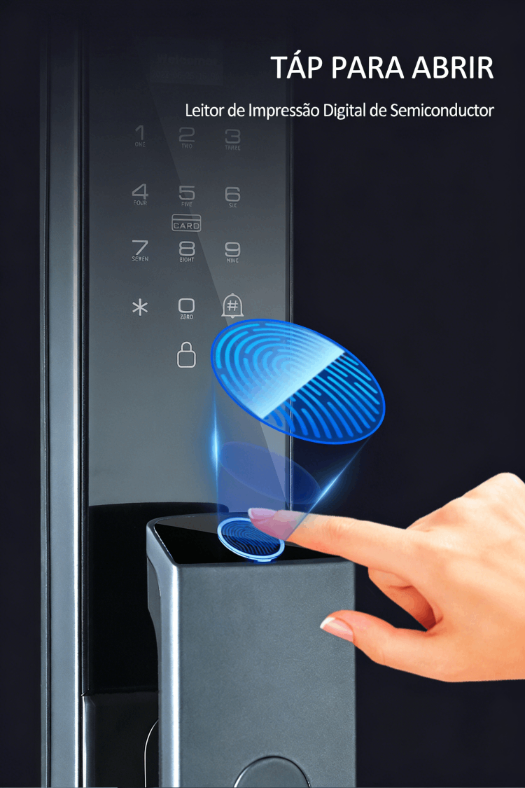 WF-MY4 desbloqueio por impressão digital semicondutora com um toque