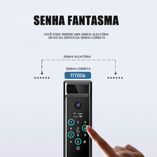 WF-MY4 demonstração da palavra‑passe fantasma anti‑espreita