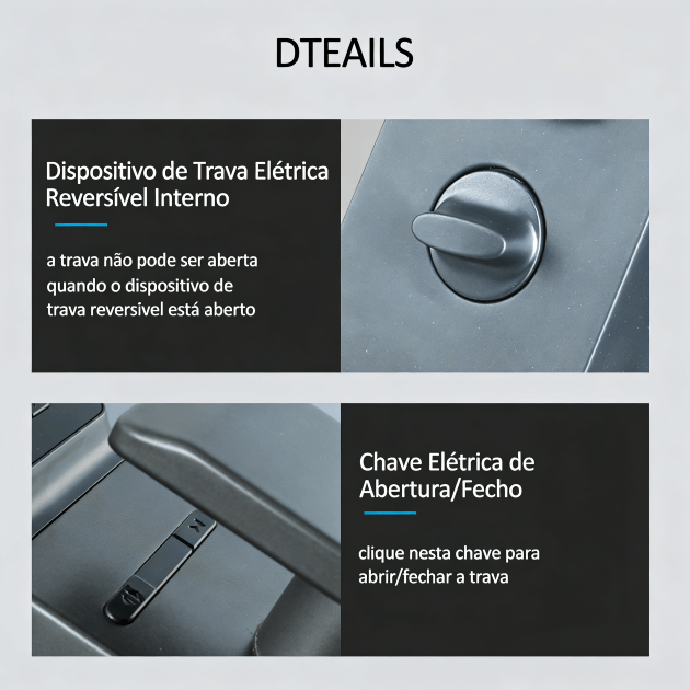 WF-MY4 detalhe do interruptor elétrico do trinco interior