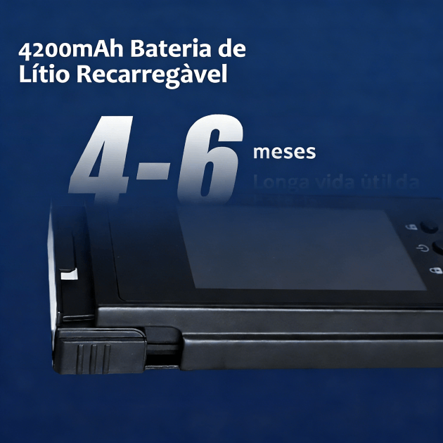 WF-MY6 alimentação por bateria de lítio 4200 mAh