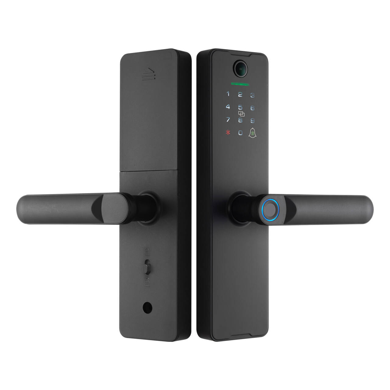 Aparência da Fechadura Inteligente com Olho Mágico